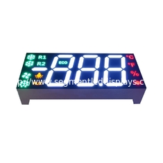 التخصيص متعدد الألوان 3 أرقام 7 جزء شاشة ليد للتحكم في درجة الحرارة