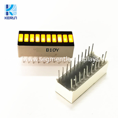 شاشة العرض LED ذات الشريط الأصفر 10 SGS للمعدات الصناعية