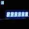 شاشة LED بيضاء اللون 14 قطعة ، 6 أرقام ، 0.4 بوصة ، شاشات أبجدية رقمية